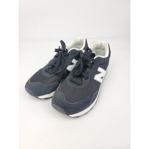 New Balance 515 Womens Sneakers Black White Suede Mesh WL515BLK Size 7